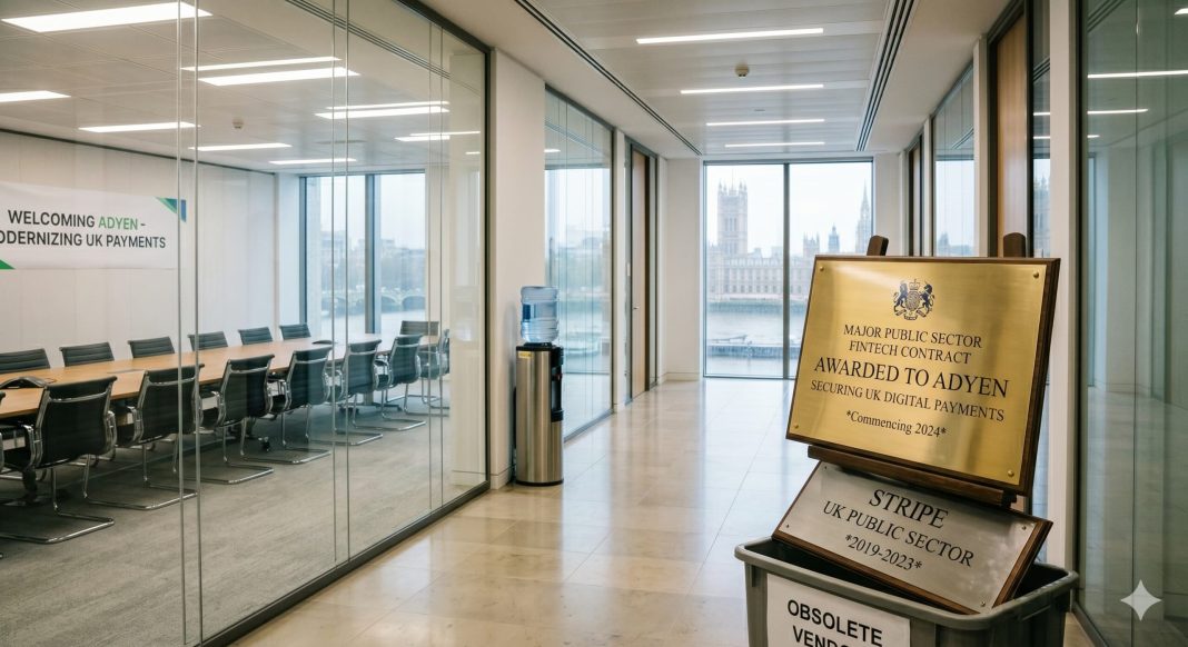 Public Sector Procurement Shift: Adyen Unseats Stripe in Major UK Government Fintech Win