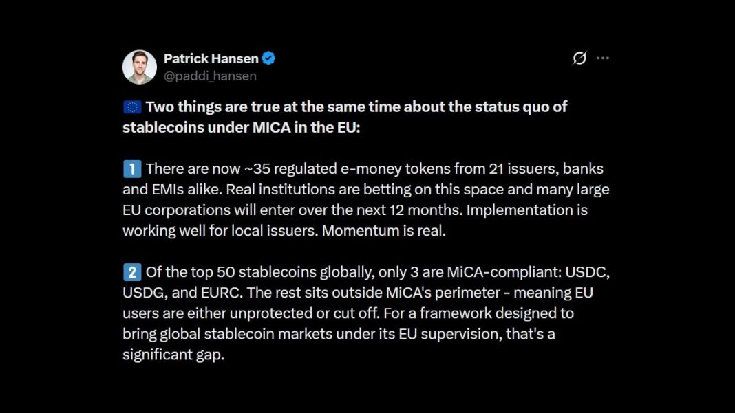 Circle Warns MiCA Rules Cut off EU Users From Top Stablecoins