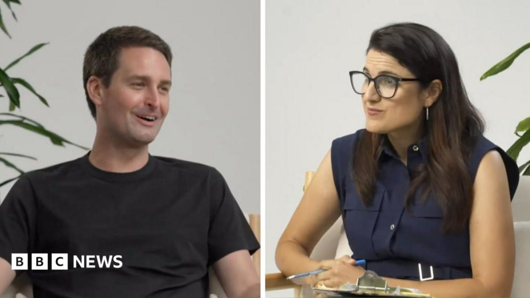 Snapchat 'willing to implement' daily time limits for children, boss tells BBC