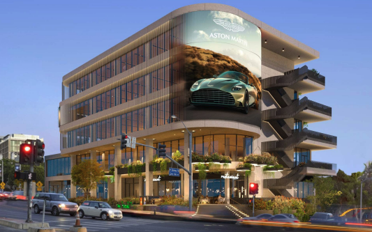 Faring Proposes Office, Retail Project On Sunset Strip Car Dealership Site