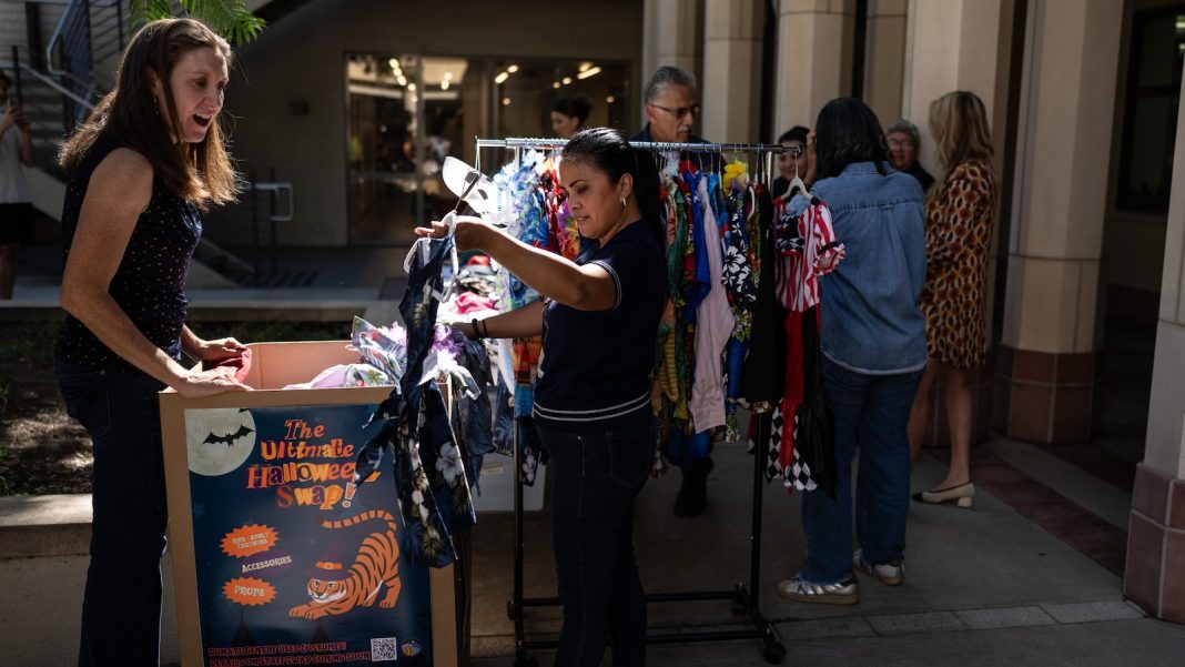 Halloween costumes have a spooky environmental impact. Swaps are a way to reduce waste and recycle